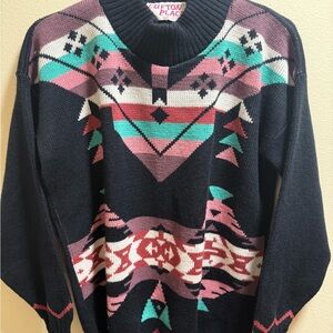 Clifton Vintage Place Aztec Patterned Sweater Fits like. M-L